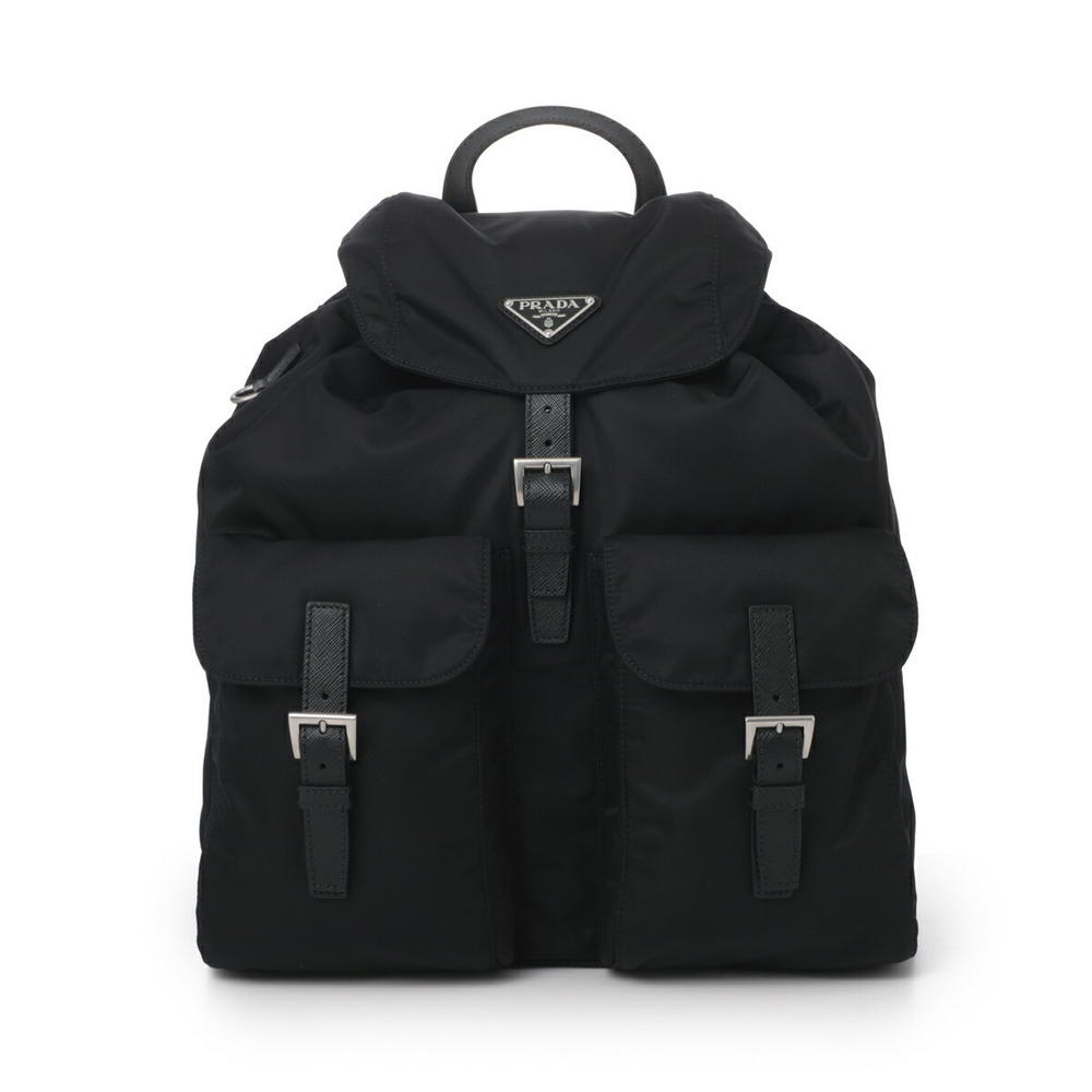Prada Shoulder Backpack vsoo Black Bag